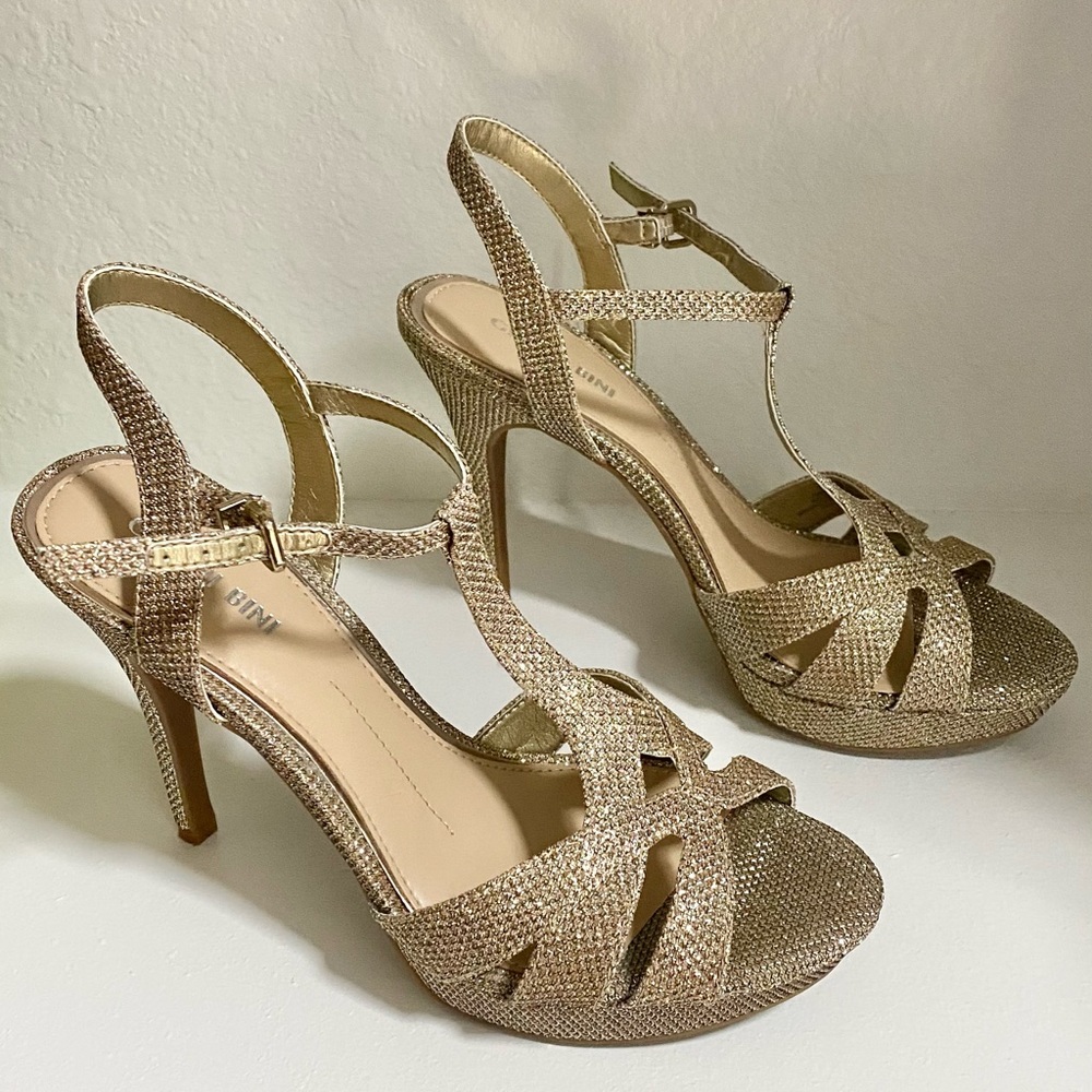 Gold Gianni Heels